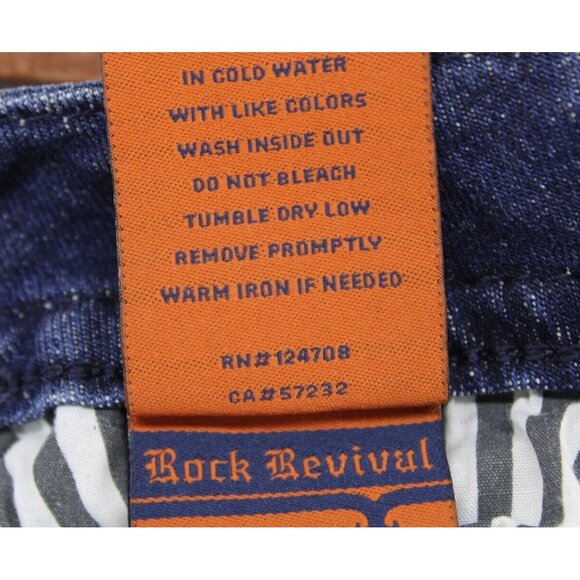 Rock Revival Women's Julee Boot Cut Denim Blue Jeans Sz 32x32 NEW - Picture 14 of 15